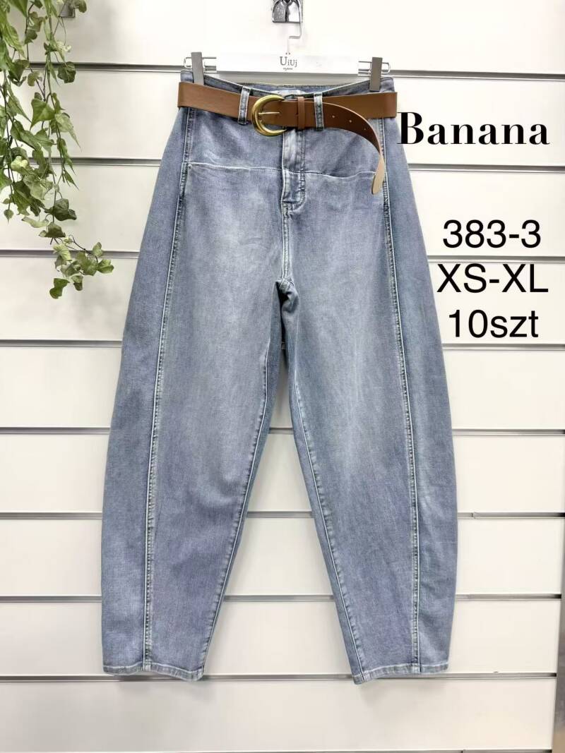 Spodnie damskie jeansy Roz XS-XL, 1 Kolor Paczka 10 szt 1